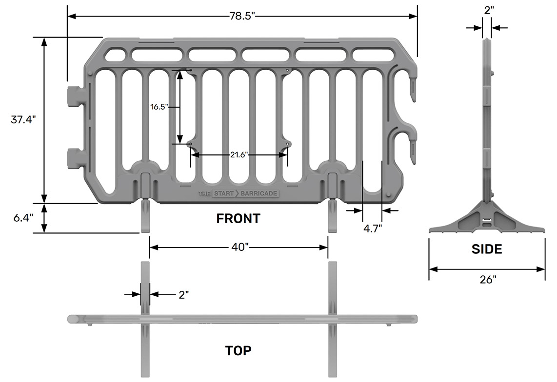 The start barrier product